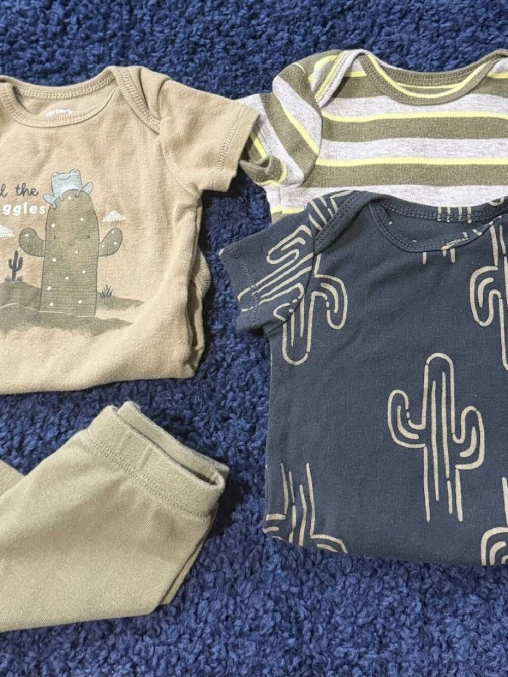 Carter’s Baby Boy Cactus 4-Piece Outfit Set – 3 Months